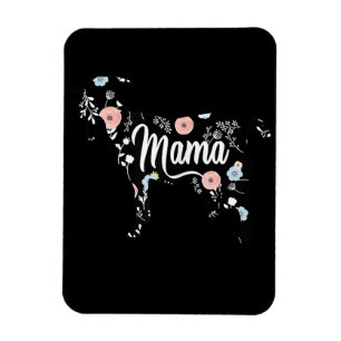 Womens Mama Goat Floral Mum Lover Mor Grandma Magnet