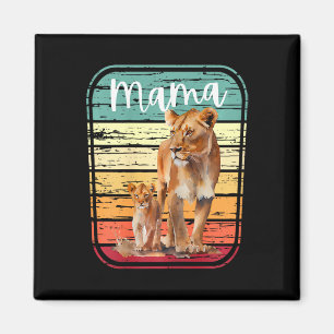 Womens Mama Lion Lioness New Mum Cute Mummy Gift F Magnet