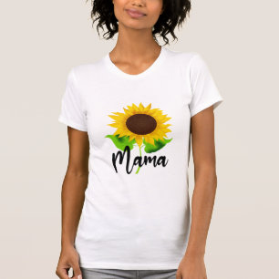 Womens Mama Sunflower Mum Life, Sunshine For Women T-Shirt
