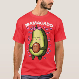 Womens Mamacado Funny Avocado Pregnancy Announceme T-Shirt