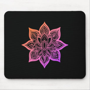 Womens Mandala Vintage Spiritual Zen Casual Vacati Mouse Pad