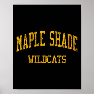 Womens Maple Shade High School Hs Maple Shade Nj V Poster