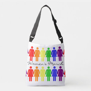 women's march 2017 Thunder_Cove LGBTQIA Crossbody Bag