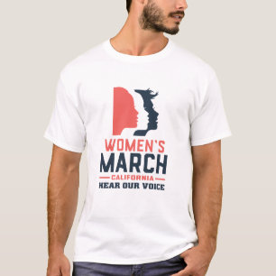 Women's March California Hear Our Voice T-Shirt