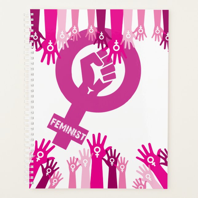 Women's March Feminist Reproductive Rights Pro Dra Planner (Front)