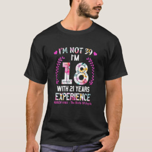 Womens March Girls 1983 39 Birthday 39 Years Old I T-Shirt