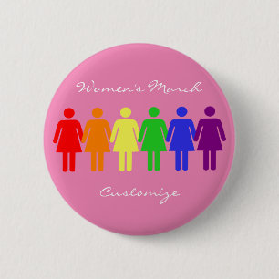 women's march LGBTQIA Thunder_Cove 6 Cm Round Badge