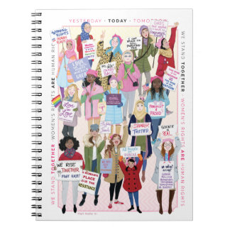 Women's March notebook