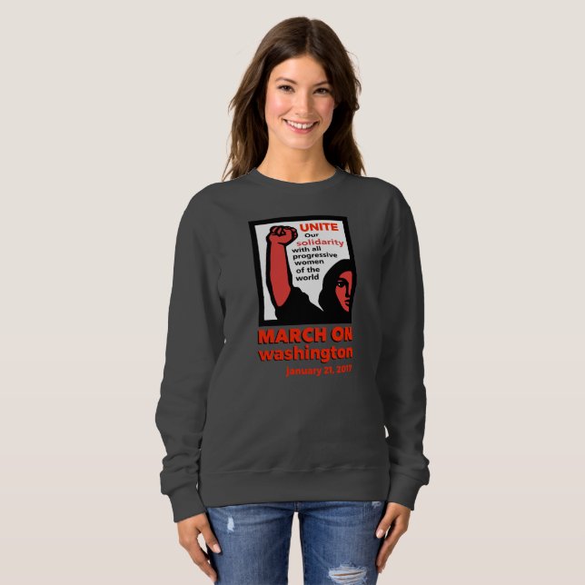Women's March On Washington 2017 Sweatshirt (Front Full)