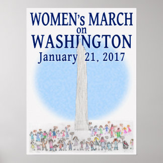Women's March on Washington - by Pearl Poster