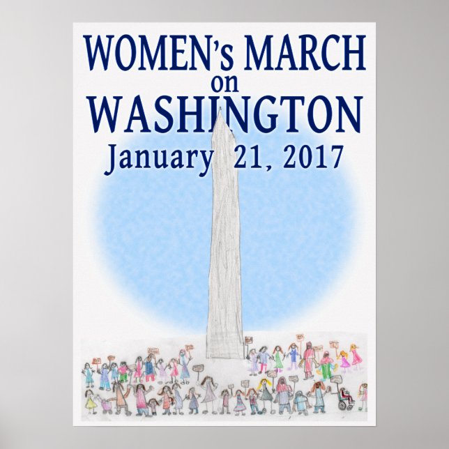 Women's March on Washington - by Pearl Poster (Front)