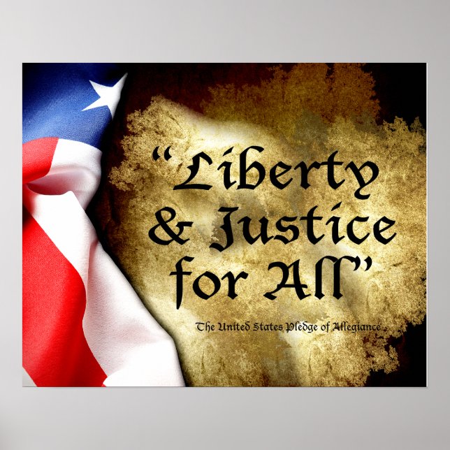 Women's March Poster | Liberty & Justice For All (Front)