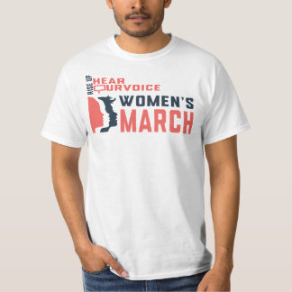 women's march rise up hear urvoice T-Shirt