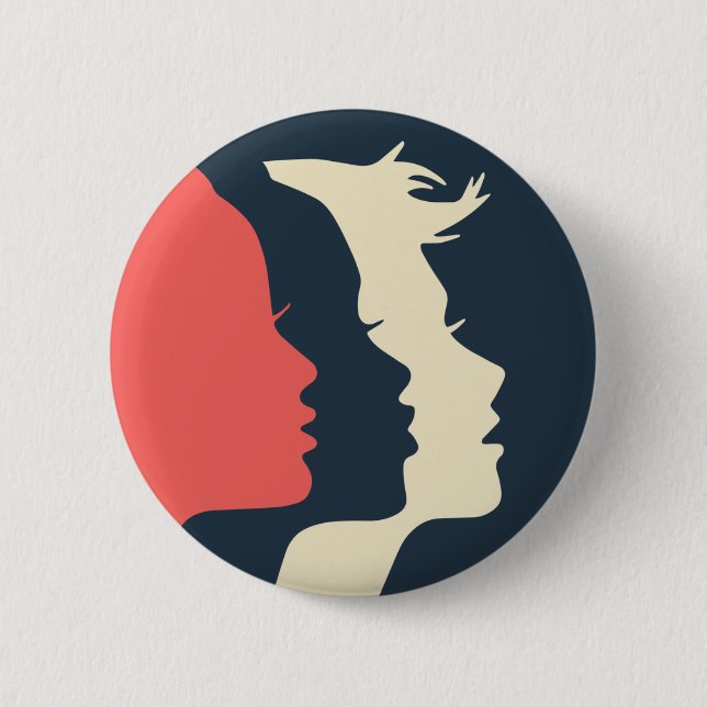 Women's March Sacramento Button (Front)