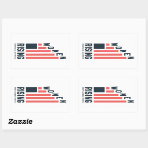 Women's March SF - Women Rising Rectangular Sticker