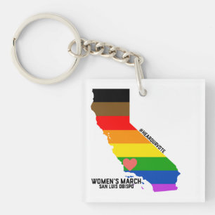 Women's March SLO January Event Key Ring
