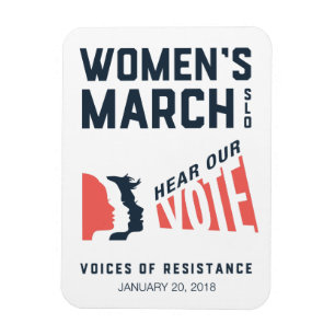 Women's March SLO January Event Magnet