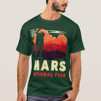 Womens Mars National Park Vintage Mars Space Explo