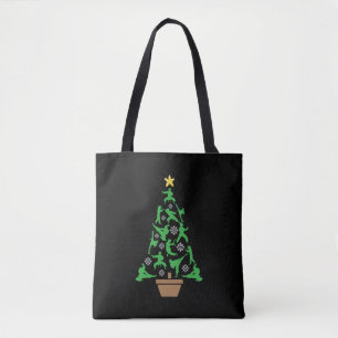 Women's Martial Arts - Girls Karate Christmas Tree Tote Bag