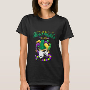 Womens Masquerade Carnival Shenanigans Costume Par T-Shirt