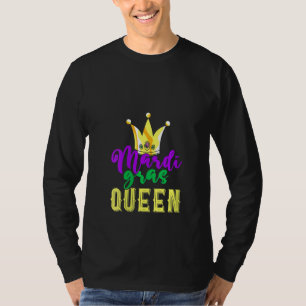 Womens Masquerade Costume Party Women Queen Mardi T-Shirt