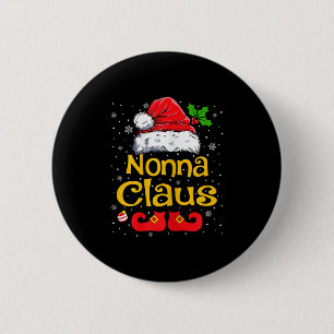 Womens Matching Family Christmas Santa Hat Xmas Fu 6 Cm Round Badge