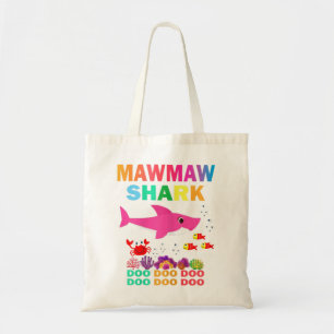 Womens Mawmaw Shark Shirt Matching Family Mother's Tote Bag