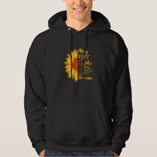 Womens May Girls 1977 45th Birthday 45 Years Old Hoodie