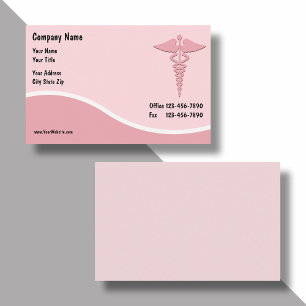 Women's Medical Health Business Cards