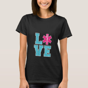 Womens Medicine Emt Emergency Medic Technician Ems T-Shirt