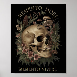 Womens Memento Mori Memento Vivere _ Philosophy &a Poster