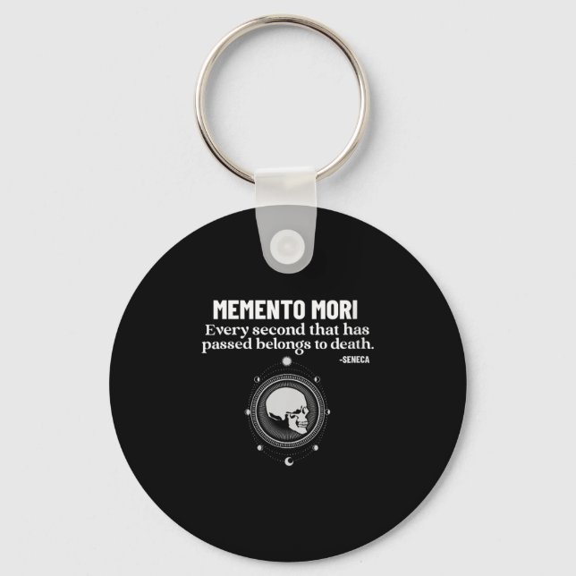 Womens Memento Mori Seneca Stoicism Stoic Philosop Key Ring (Front)