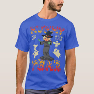 Womens men Scary spooky Halloween witches funny qu T-Shirt