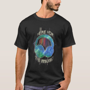 Womens Mens Music Lovers Graphic T-Shirt
