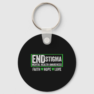 Womens Mental Health Awareness Shirt - Mental Heal Key Ring