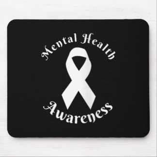 Womens Mental Health Month Wear Green Mental Mouse Pad