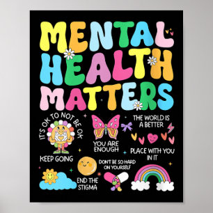 Womens Mental Health S Human Brain Illness Awarene Poster