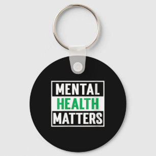 Womens Mental Health S _ Mental Health Awareness V Key Ring