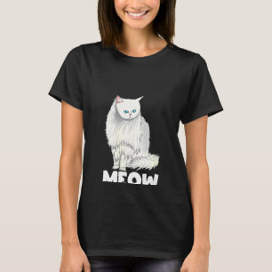 Womens  Meow Cat Lady And Cats Kittens People Men  T-Shirt