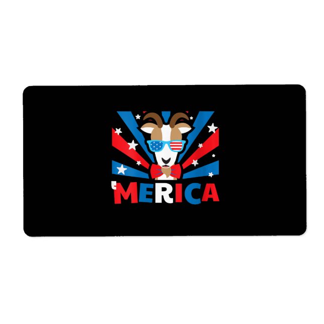 Womens Merica Goat (Front)