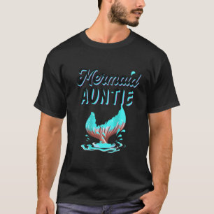 Womens Mermaid Auntie Party Outfit Dad Mama Girl M T-Shirt