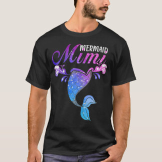 Womens Mermaid Mimi Mermaid Birthday Party Mother' T-Shirt