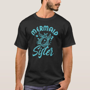 Womens Mermaid Sister Toddler Family Matching Bir T-Shirt
