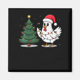 Womens Merry Chick-mas Ultrygeist Funny Chicken Gh Magnet