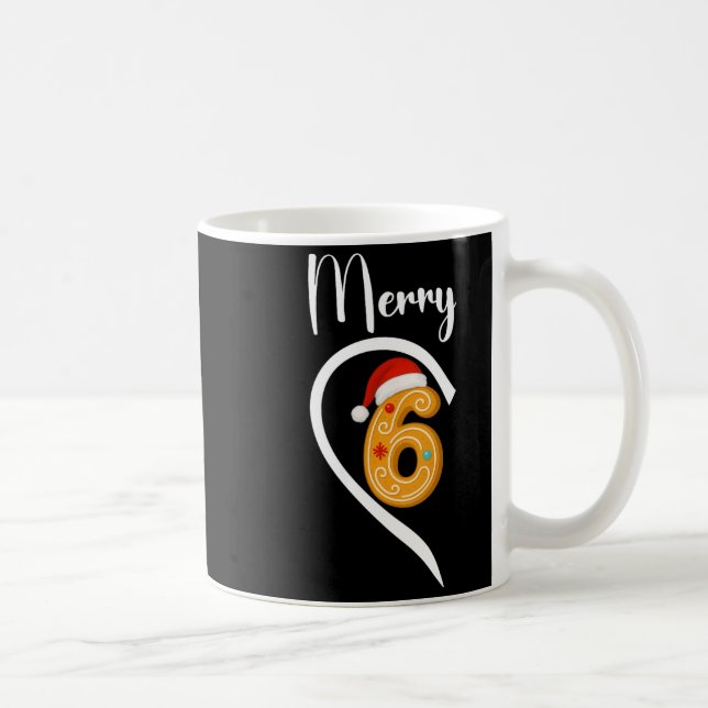 Womens Merry Christmas 67 Meme Gingerbread Couple  Coffee Mug (Right)