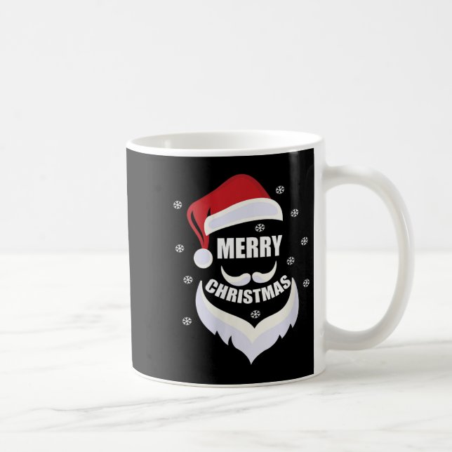 Womens Merry Christmas -fun Santa Claus Father Xma Coffee Mug (Right)