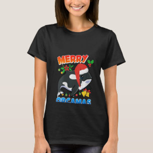 Womens Merry Orcamas Orca Whale V-Neck T-Shirt