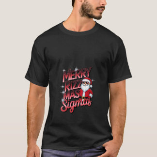 Womens Merry RizzMass Sigmas Teens School Christma T-Shirt