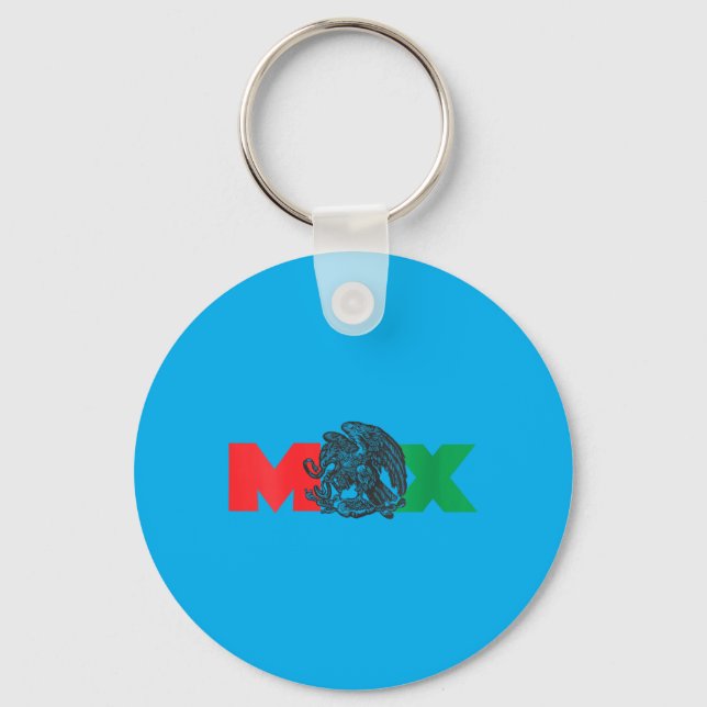 Womens Mexican Hispanic Siesta Pride México Eagle Key Ring (Front)