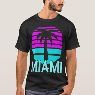 Womens Miami Art Deco VNeck T-Shirt